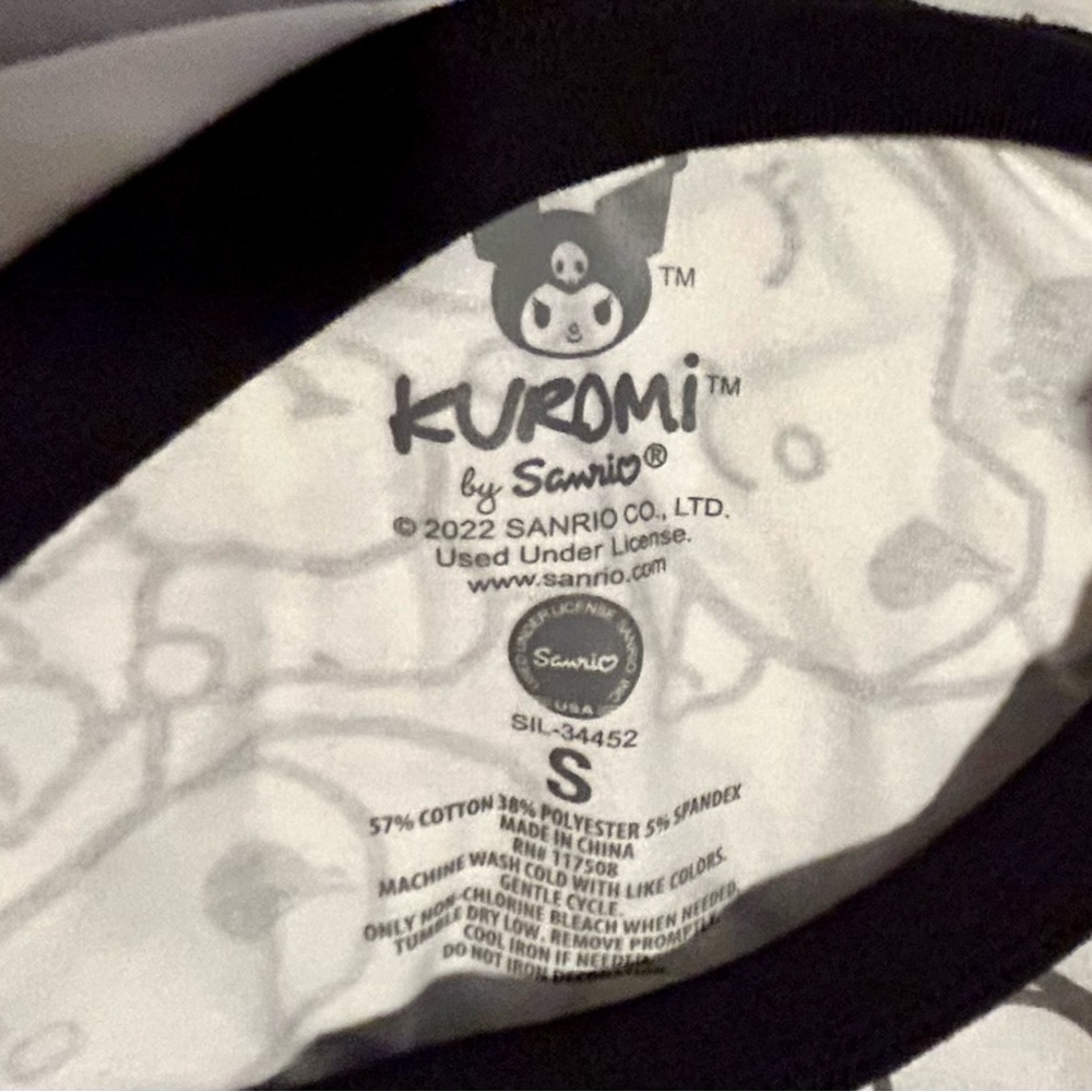 Kuromi by Sanrio Tee. Size Small. NWT. - Picture 3 of 4